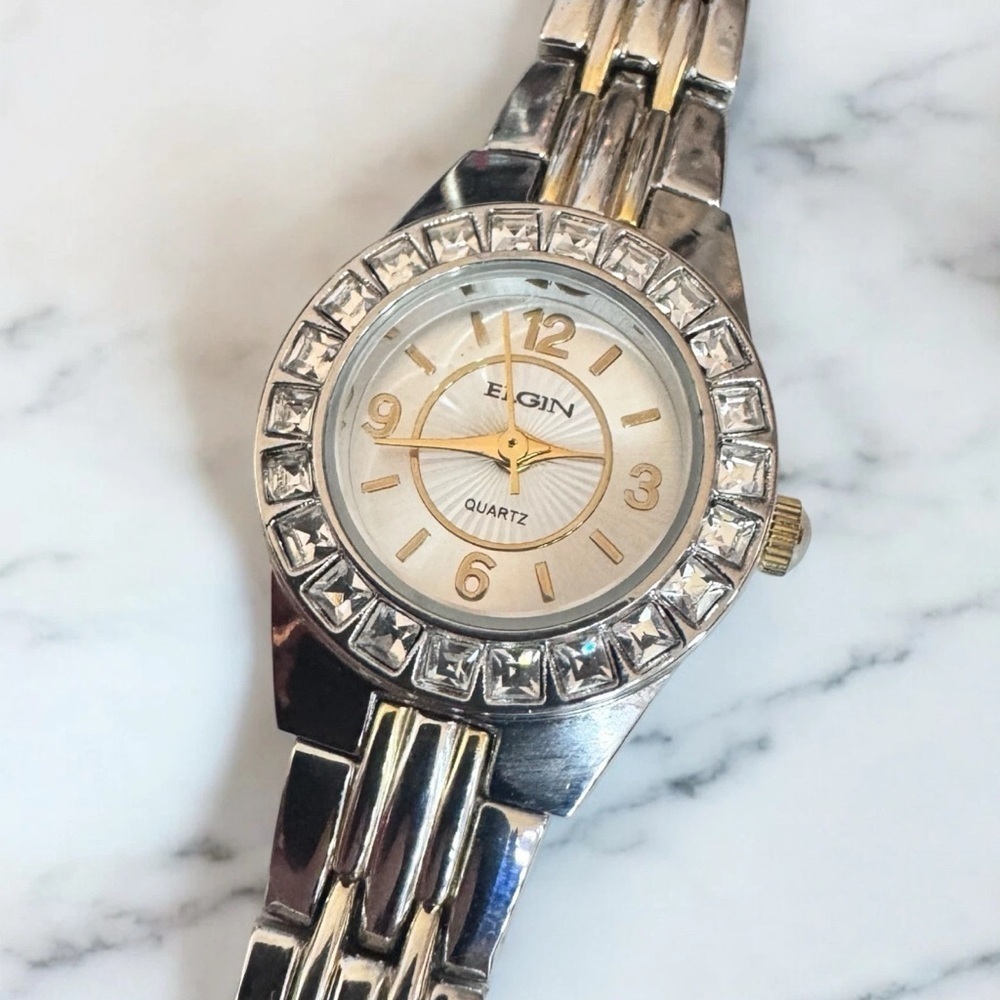 ELGIN Rhinestone Quartz Analog Watch (7.75”) - Picture 5 of 11